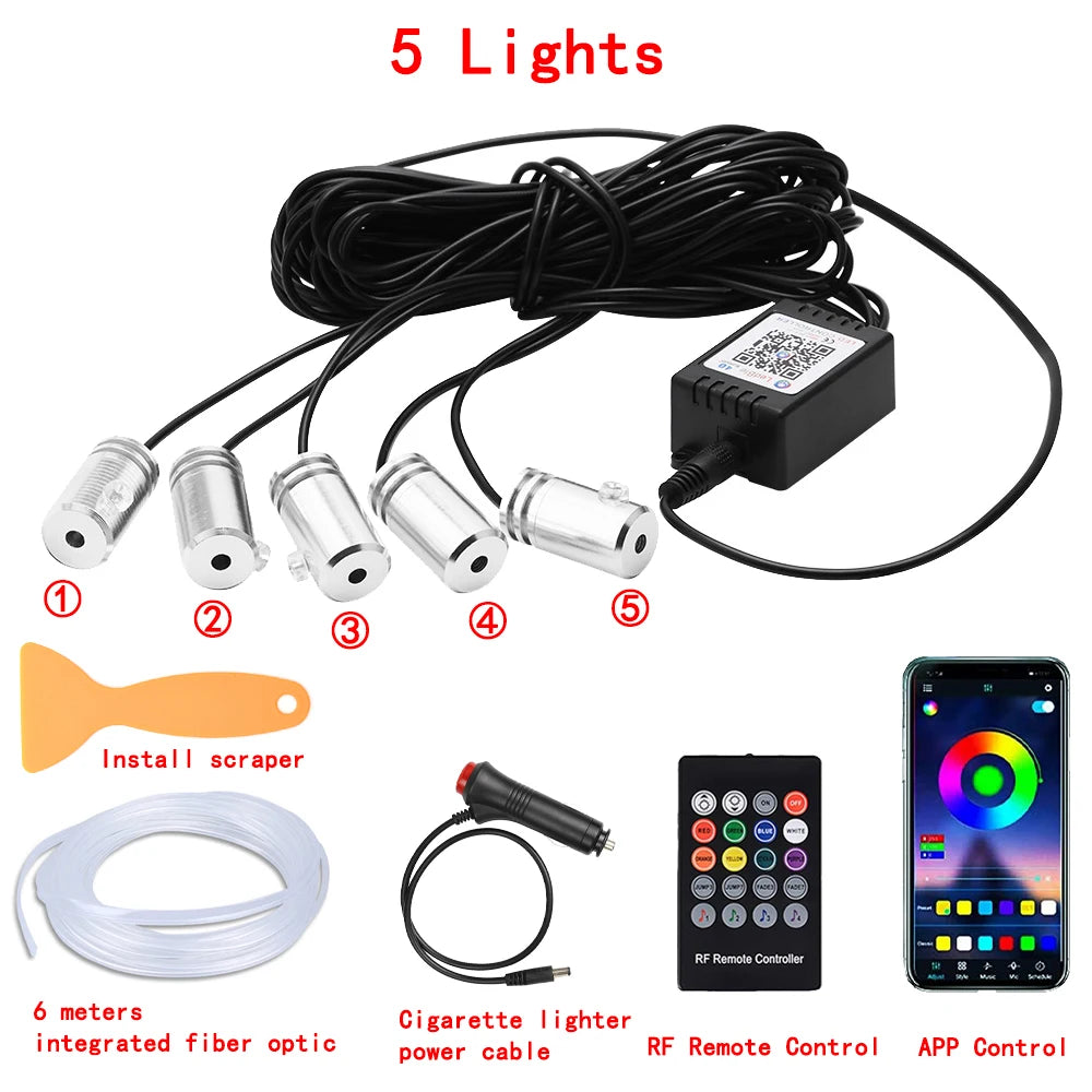 Bysmo™ NeonFlow - Premium Car Ambient Lighting Kit