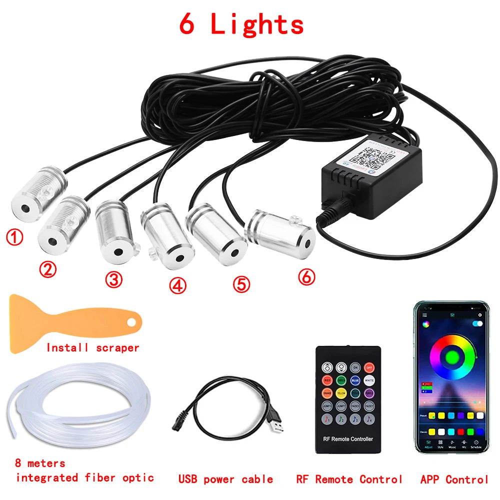 Bysmo™ NeonFlow - Premium Car Ambient Lighting Kit