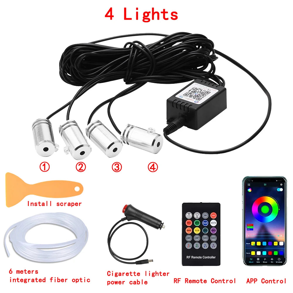 Bysmo™ NeonFlow - Premium Car Ambient Lighting Kit