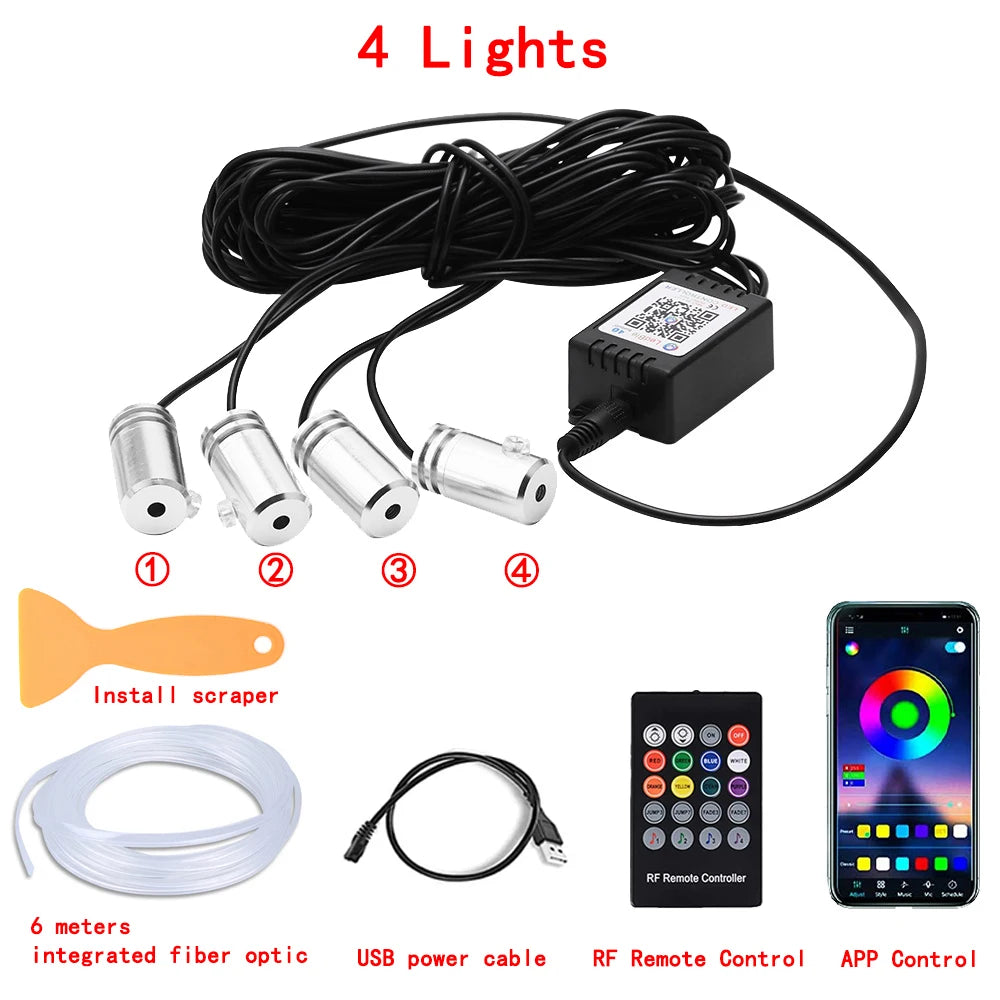 Bysmo™ NeonFlow - Premium Car Ambient Lighting Kit