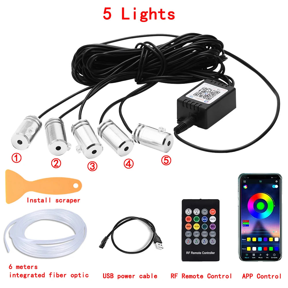 Bysmo™ NeonFlow - Premium Car Ambient Lighting Kit