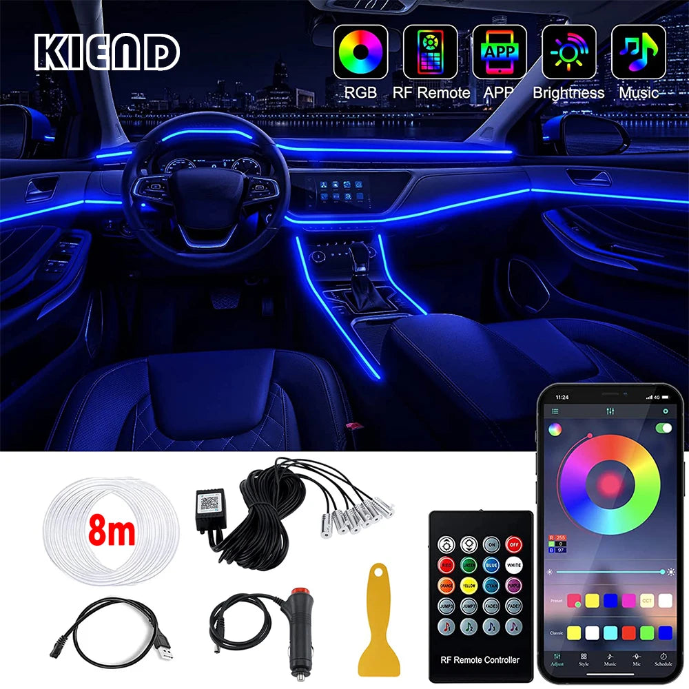 Bysmo™ NeonFlow - Premium Car Ambient Lighting Kit